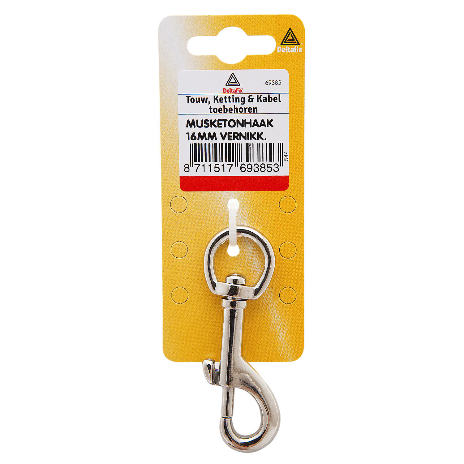 Deltafix 5/8x16mm - Musketonhaak