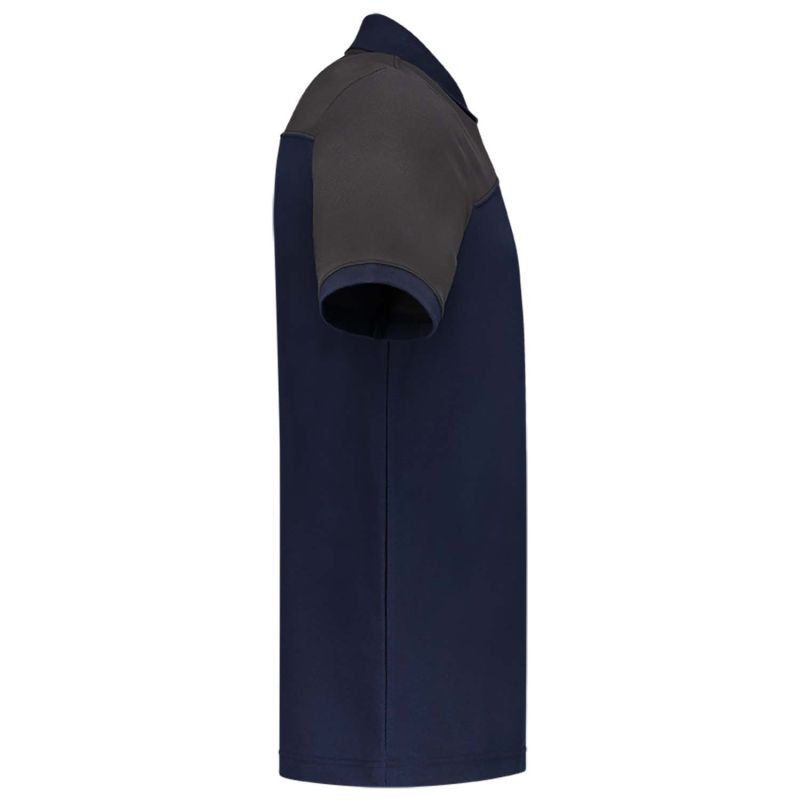 Tricorp Bicolor Naden  - Poloshirt - Blauw Donkergrijs - 7XL
