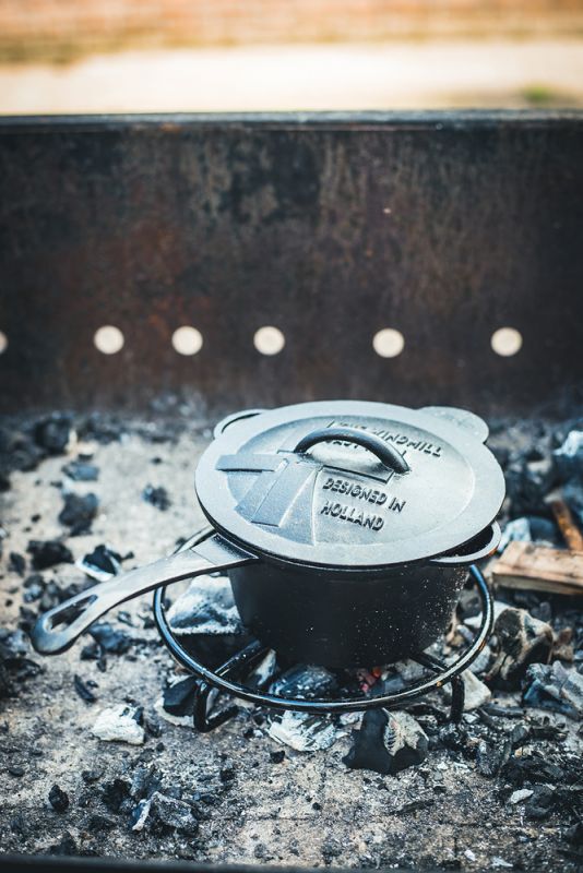 The Windmill Cast Iron Sauspan - Pan - Zwart