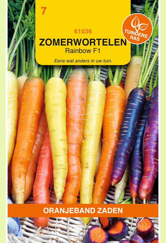 Oranjeband zaden Zomerwortelen Rainbow F1 - Groentezaden