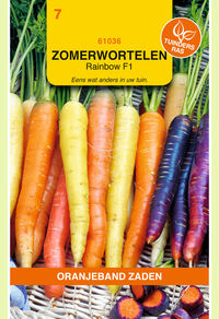 Oranjeband zaden Zomerwortelen Rainbow F1 - Groentezaden