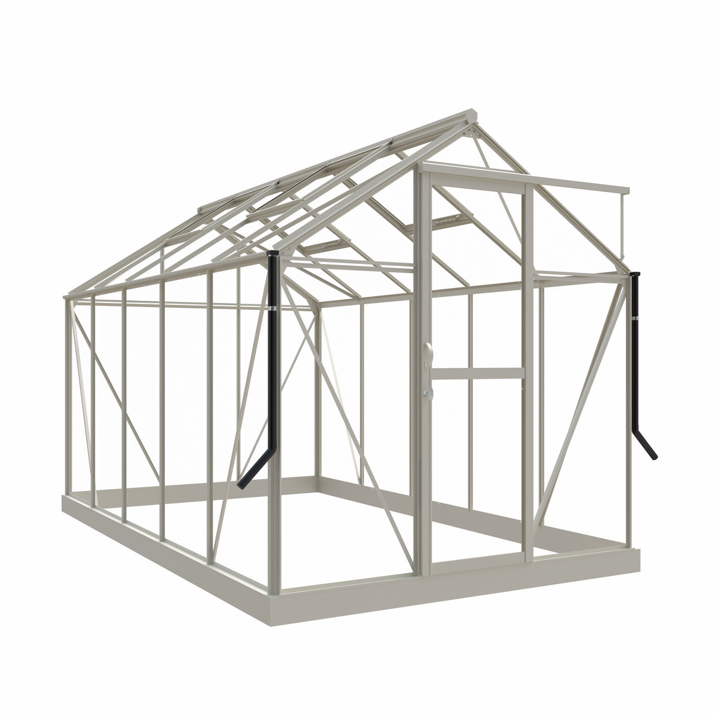 Royal Well Mary III - Tuinkas - Wit - 241x212x360 cm - Veiligheidsglas