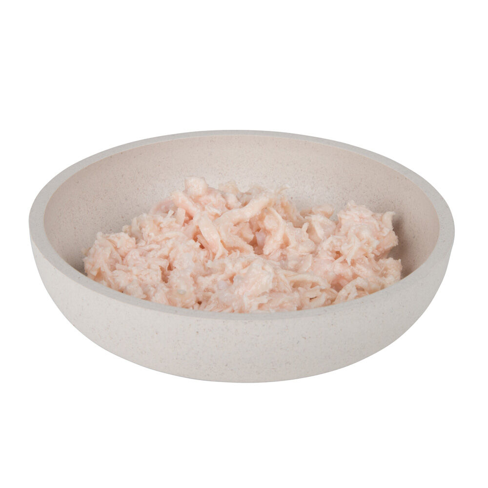 District 70 Bamboo - Voerbak - Beige - 2.8x12x12 cm