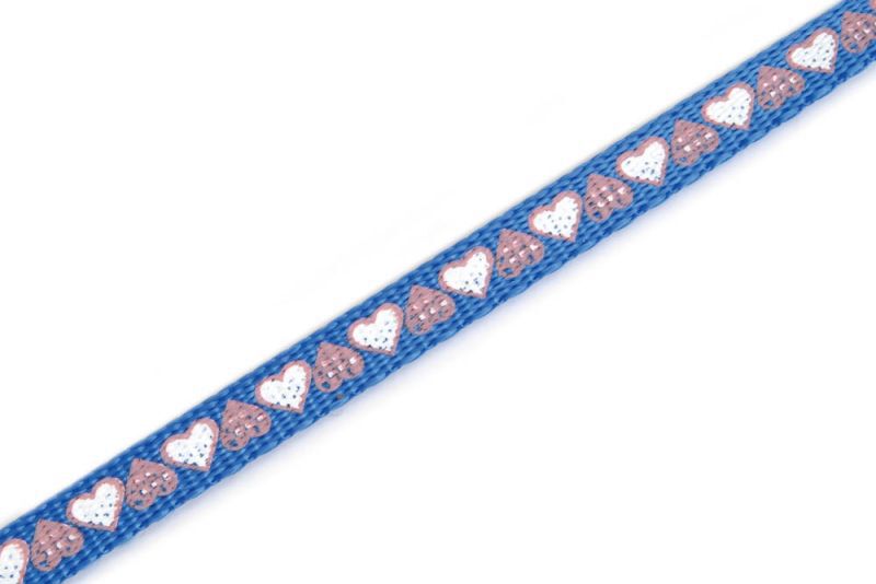 Beeztees Hearts - Kittentuigje - Blauw - 100 cm