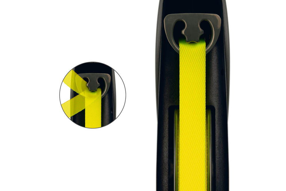 Flexi Giant Neon Band - Rollijn - Hondenriem - neon - M - 800 cm