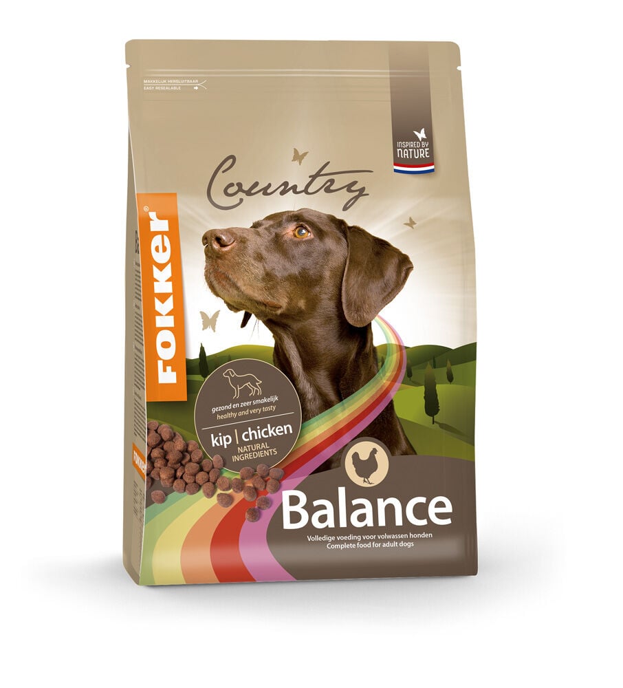 Fokker Country Balance - Hondenvoer - 13 Kilogram - vlees Fokker Country Balance - Hondenvoer - 13 Kilogram - vlees