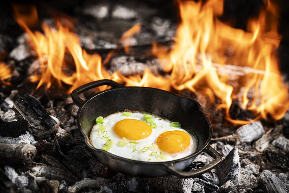 The Windmill Genuine Dutch Cast Iron - Skillet - Zwart - Small