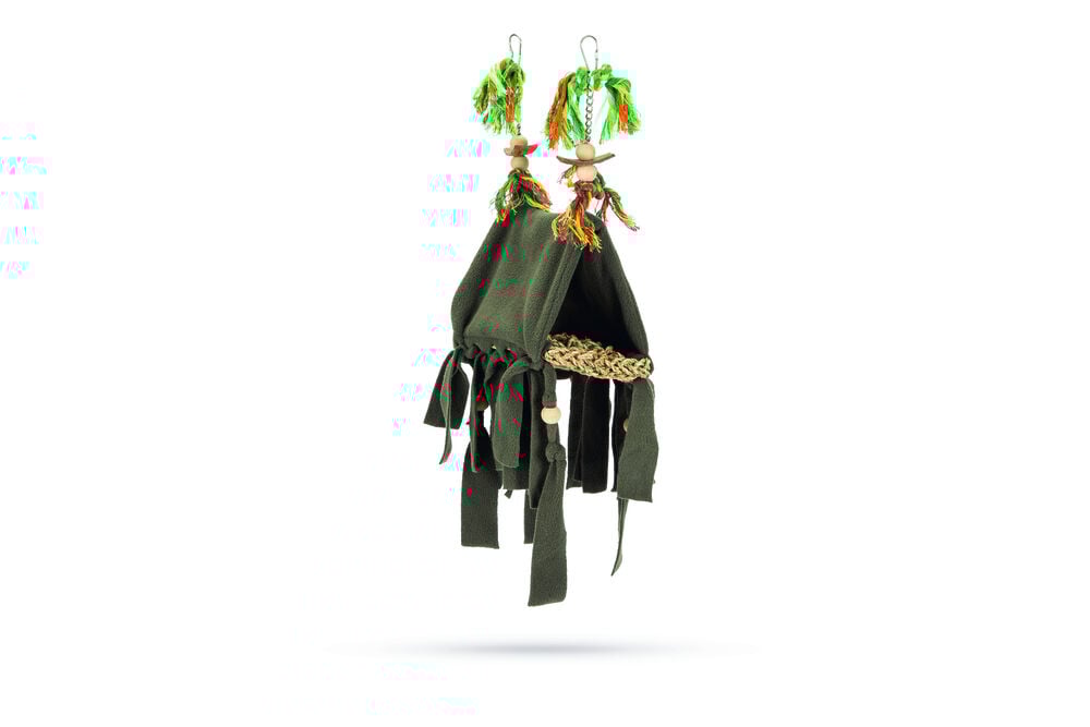 Beeztees Ami Vogelhuis - Vogelspeeltje - Groen Beeztees Ami Vogelhuis - Vogelspeeltje - Groen