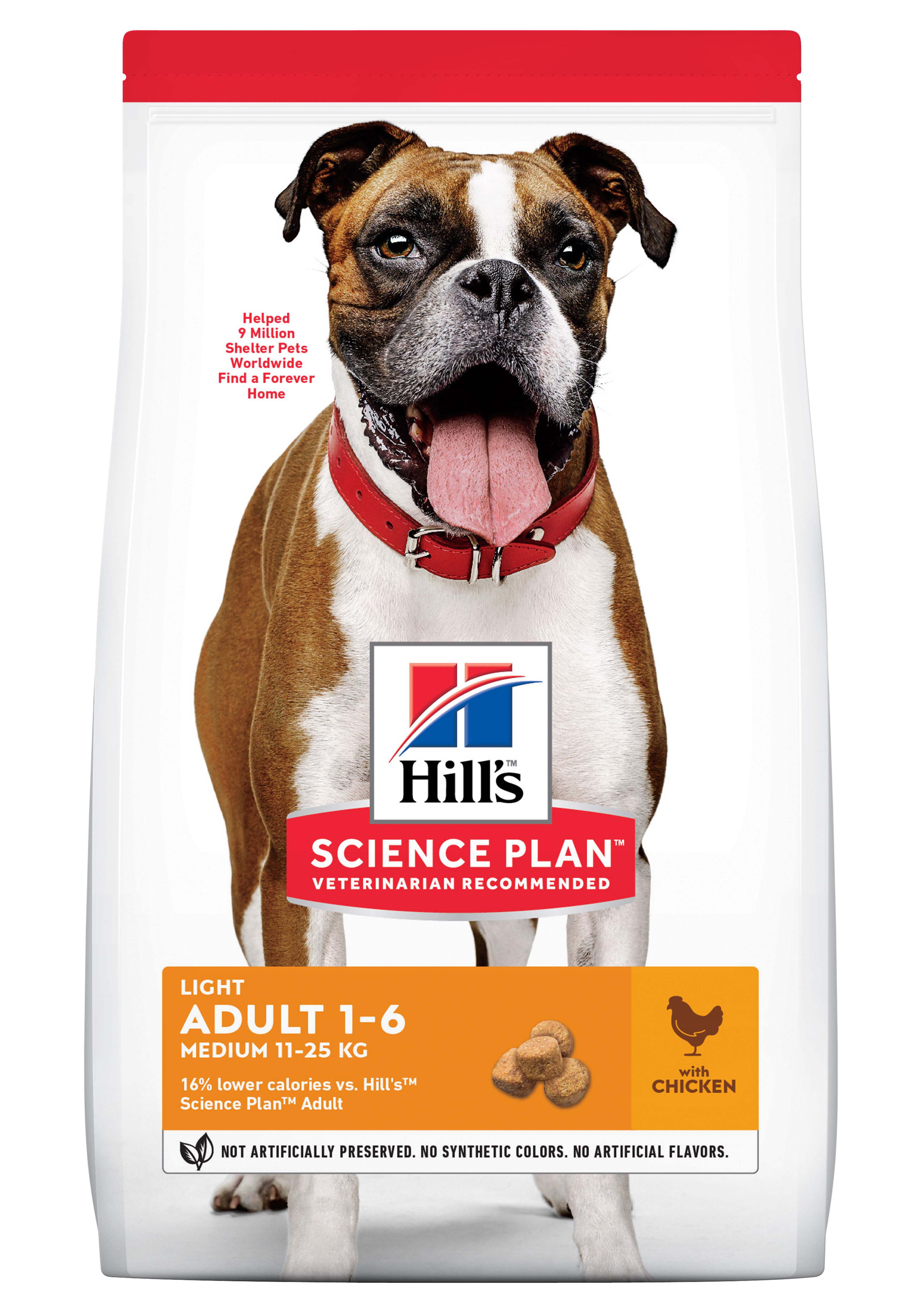 Hill's Science Plan Adult Light - Hondenvoer Hill's Science Plan Adult Light - Hondenvoer