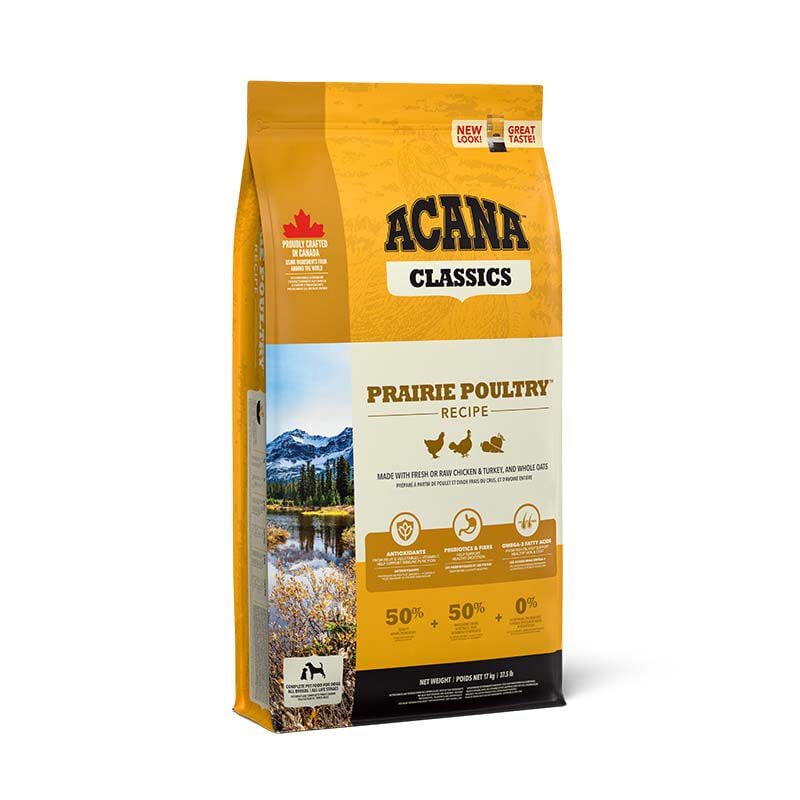 Acana Classic Prairie Poultry - Hondenvoer - 14500 Gram - gevogelte Acana Classic Prairie Poultry - Hondenvoer - 14500 Gram - gevogelte
