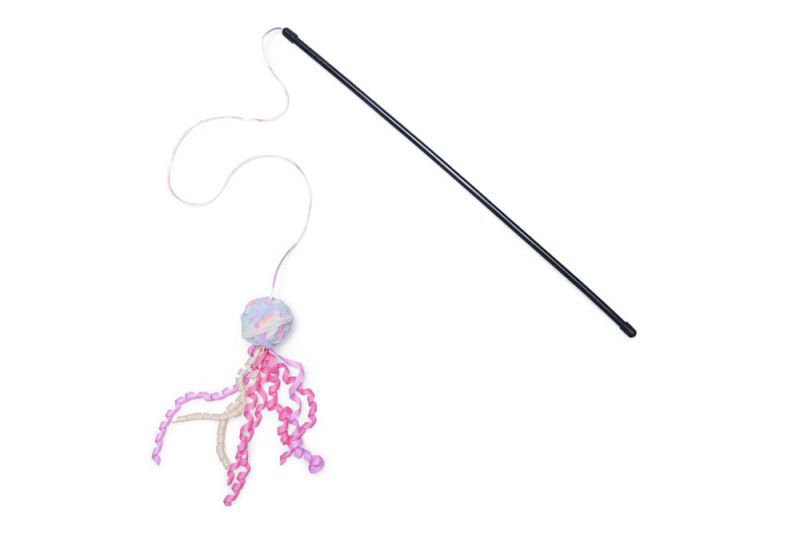 Beeztees Hengel Mowglie - Kattenspeeltje - Roze