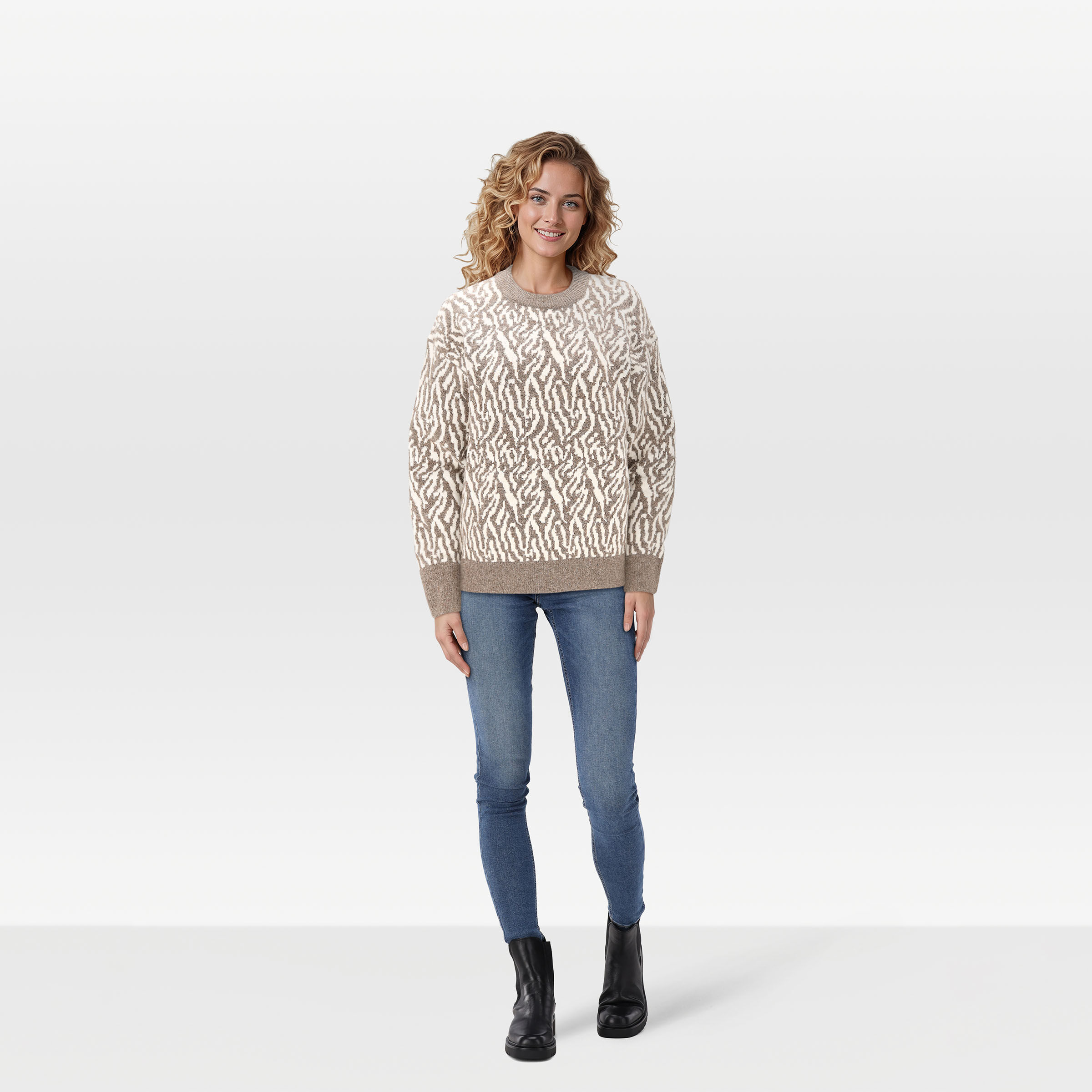 Veleste Mila - Trui - Taupe - 36
