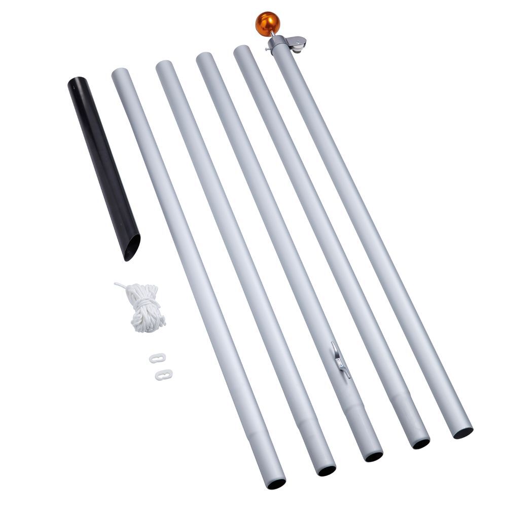 Fairybell 6 meter - Vlaggenmast