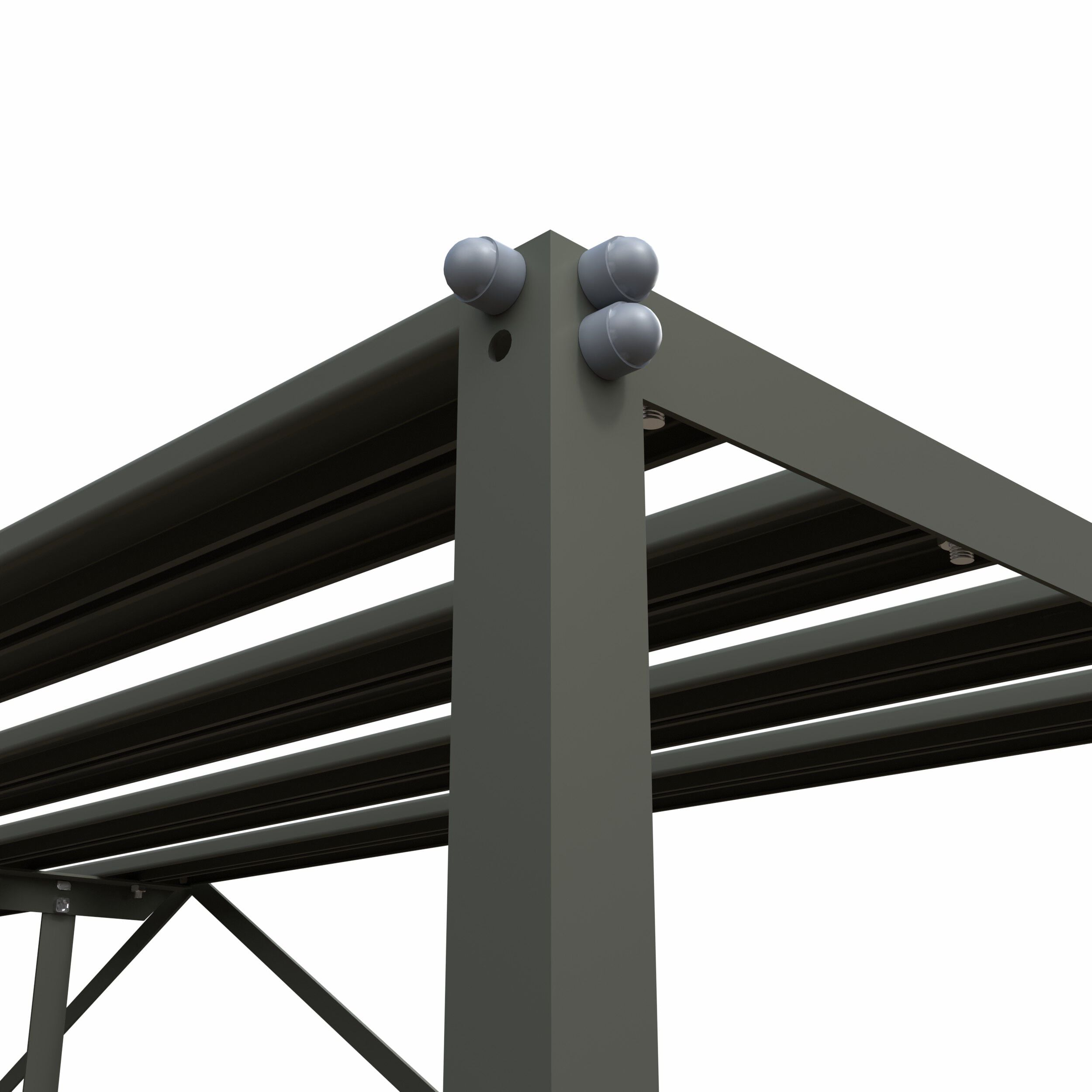 Royal Well - Kweektafel - Groen/grijs - 90x185x45 cm