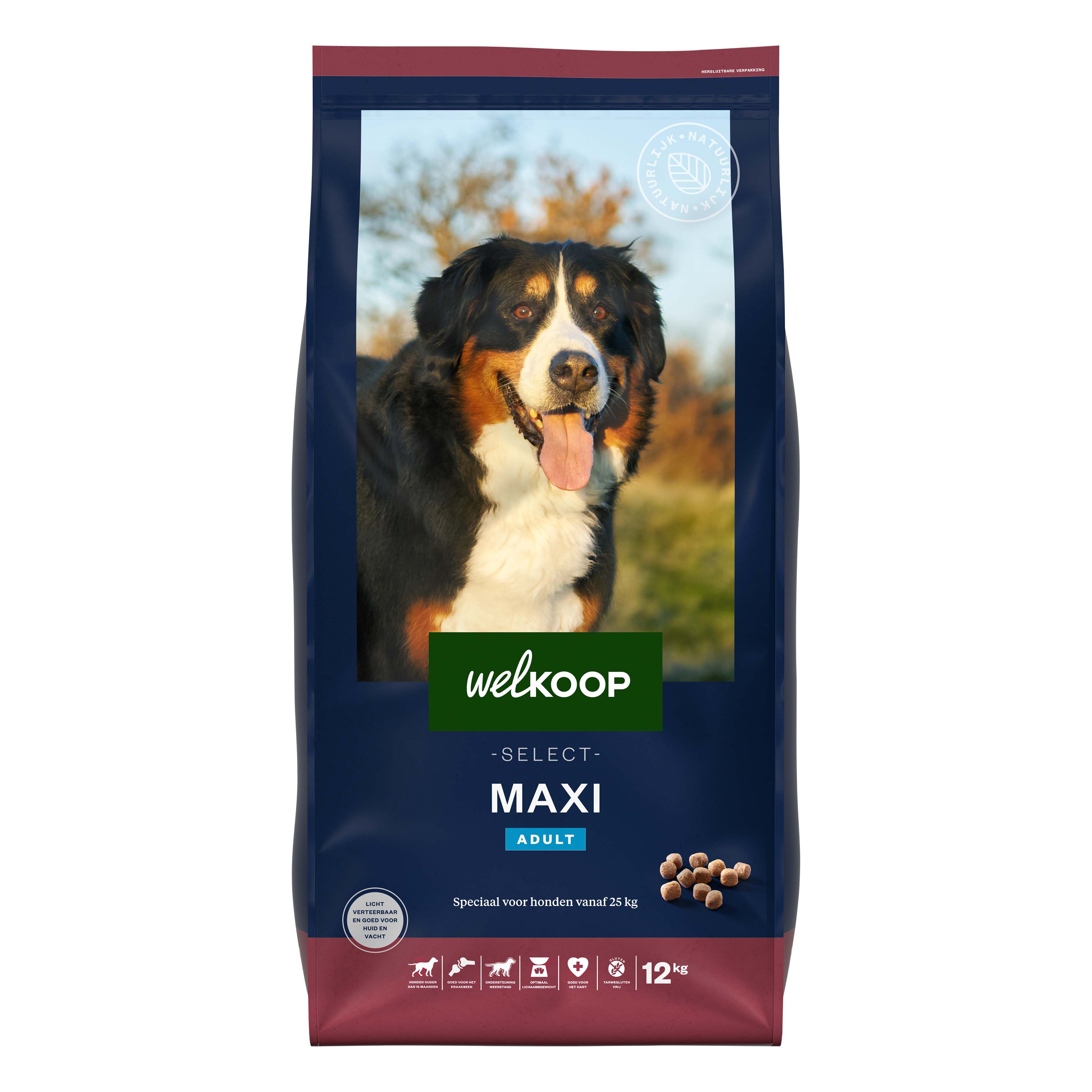 Welkoop Select Adult Maxi Krokante brokken - Hondenvoer