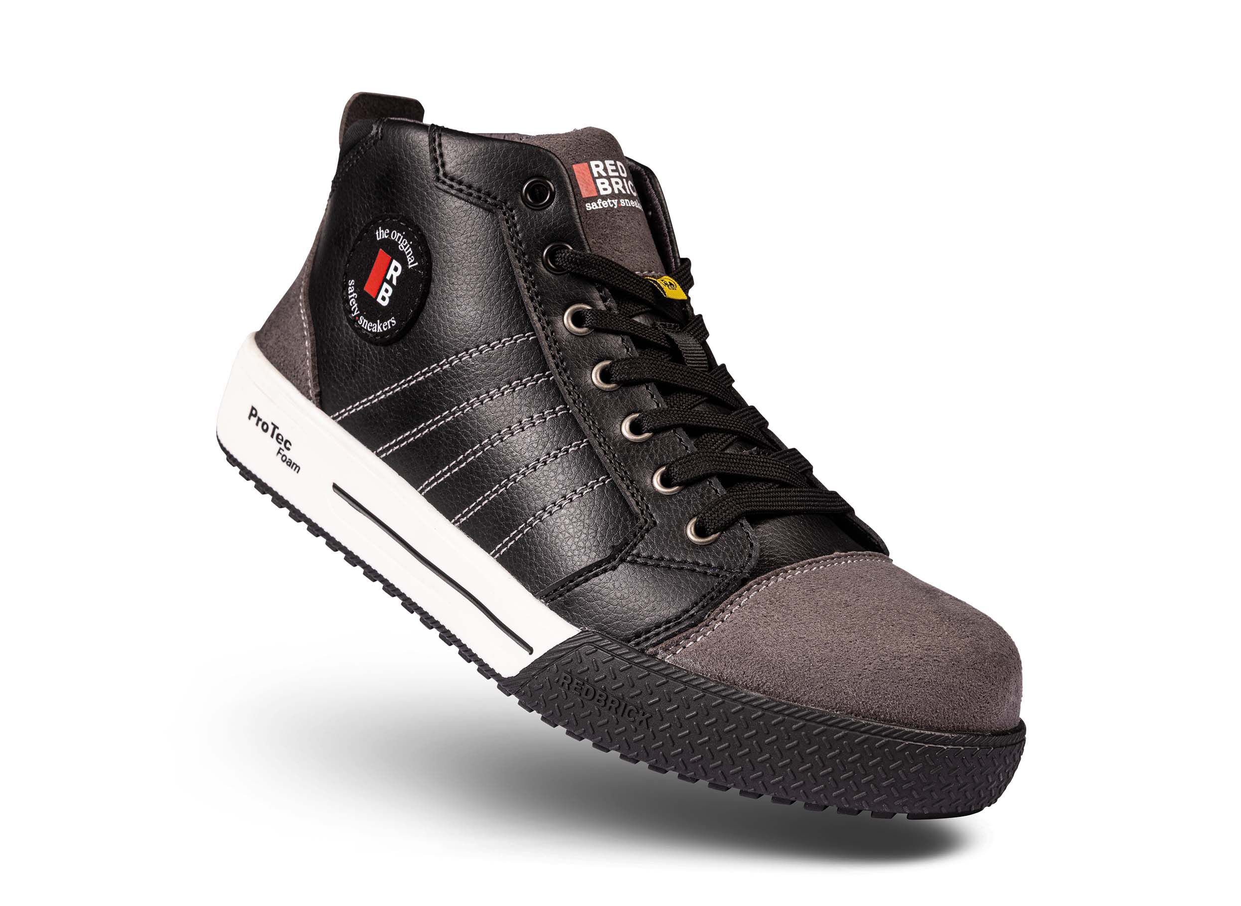 Redbrick Dunk Hoog - Werkschoenen - Zwart - 36