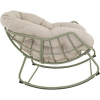 Lesli Living Cozy - Schommelstoel - 97x12.8x50 cm