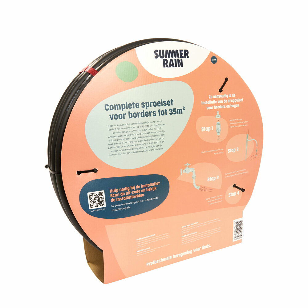 SummerRain - Sproeiset voor borders - 35m²
