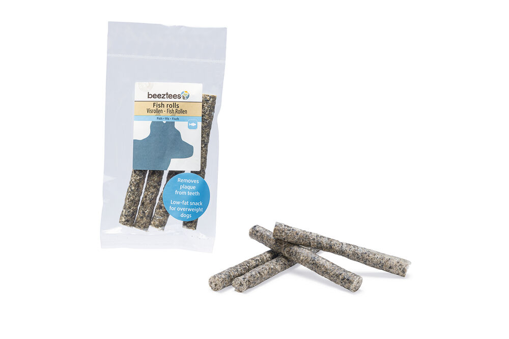 Beeztees Visrollen - Hondensnack - 75 Gram - vis