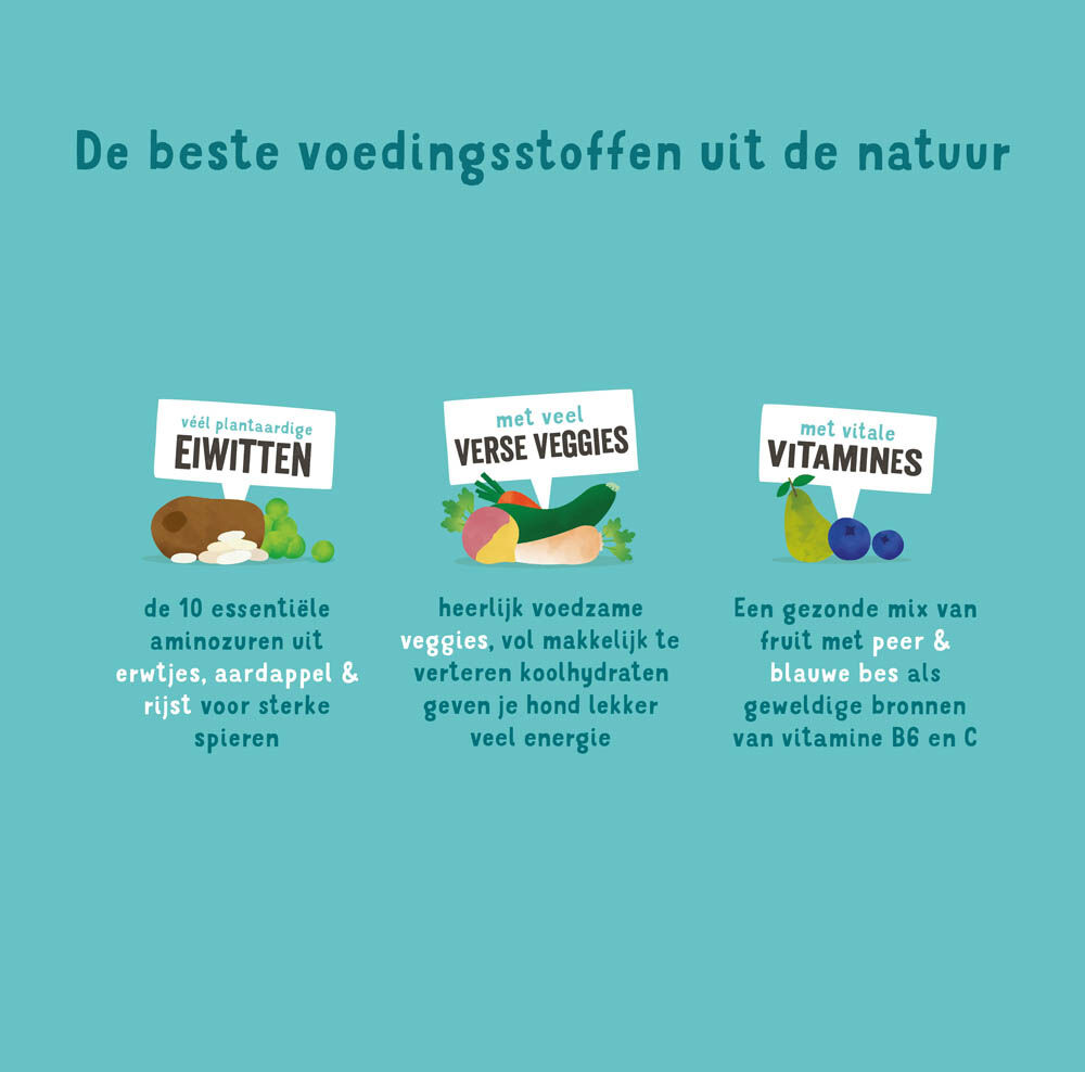 Edgard & Cooper Adult - Hondenvoer - 1 Kilogram - courgette, wortel