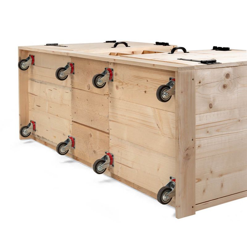 Volente 8 stuks - Zwenkwielen