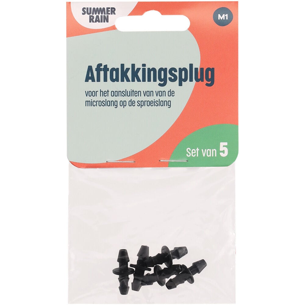 SummerRain - Microslang Aftakkingsplug - 5 stuks SummerRain - Microslang Aftakkingsplug - 5 stuks
