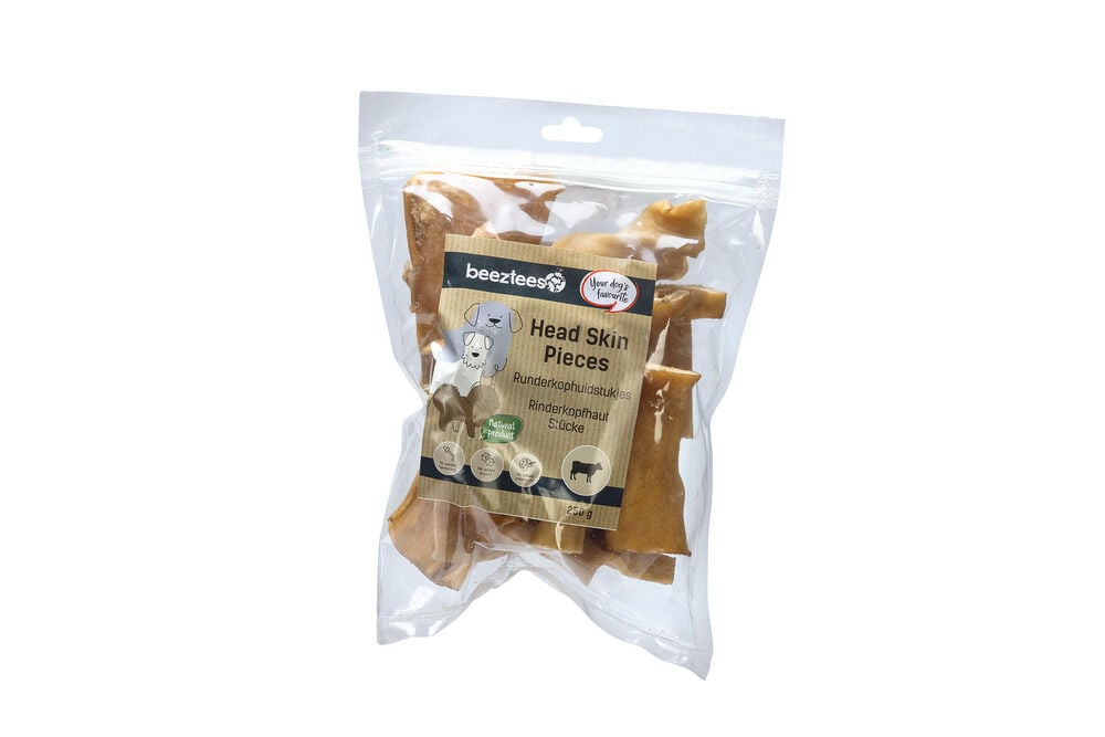 Beeztees Runderkophuidstukjes- Hondensnack