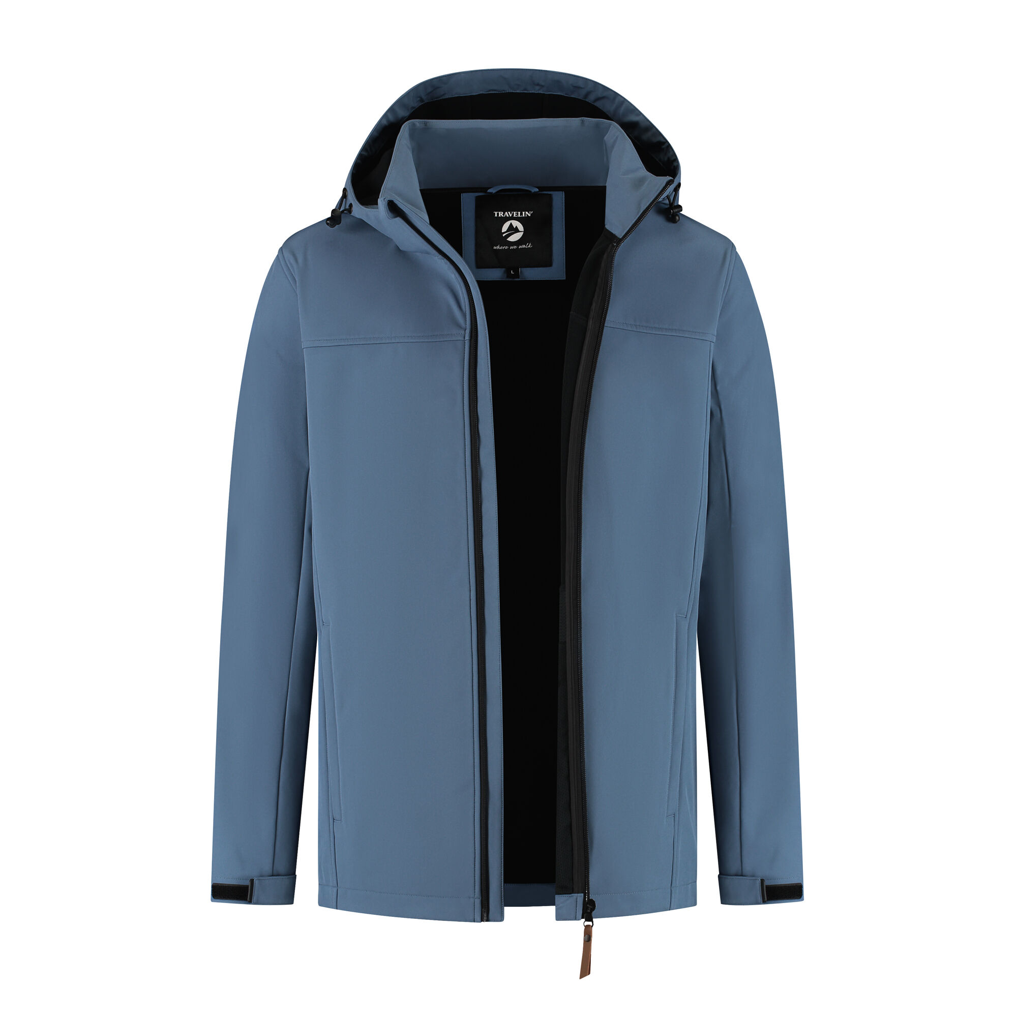 Travelin Mikkel - Softshell jas - Blauw - M