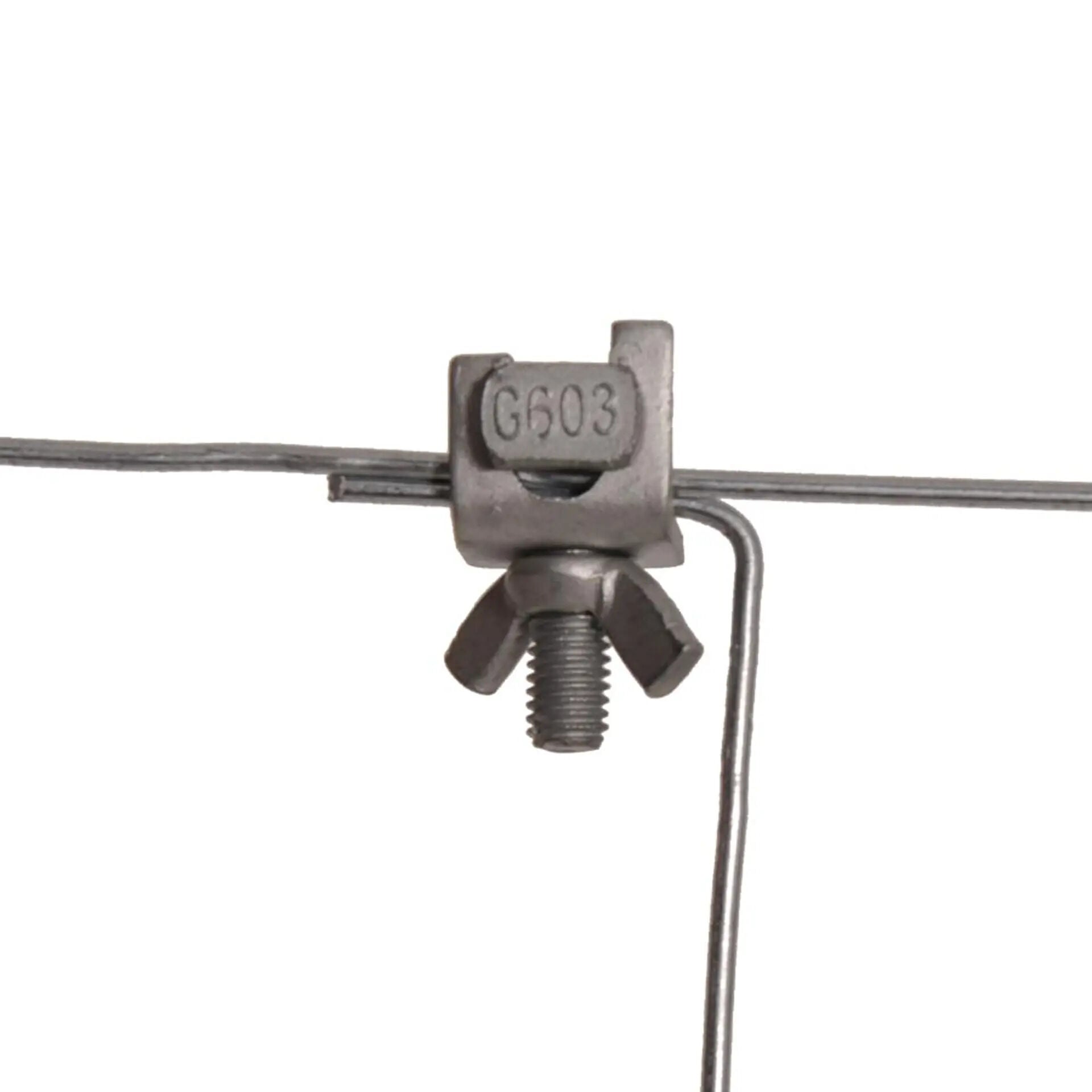 Gallagher - Draadklem gebogen - 11 cm - 10 Stuks - Grijs - 8.5 cm Gallagher - Draadklem gebogen - 11 cm - 10 Stuks - Grijs - 8.5 cm