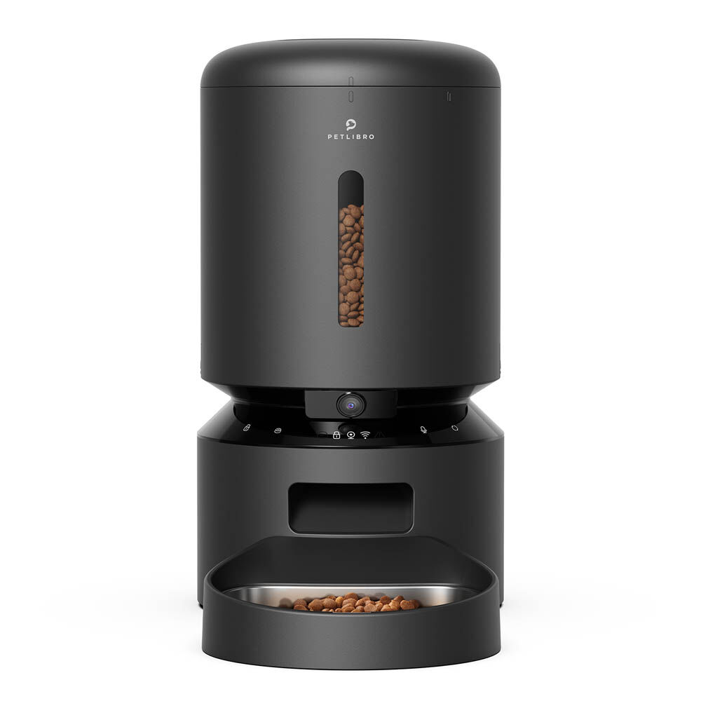 Petlibro - Automatische Dubbele Kattenvoerbak met camera - 5 l - Zwart - 1x35.8x1 cm Petlibro - Automatische Dubbele Kattenvoerbak met camera - 5 l - Zwart - 1x35.8x1 cm