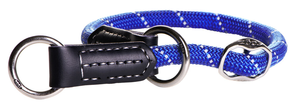 Rogz Rope - Halsband Hond - blauw - Medium - 40 cm Rogz Rope - Halsband Hond - blauw - Medium - 40 cm