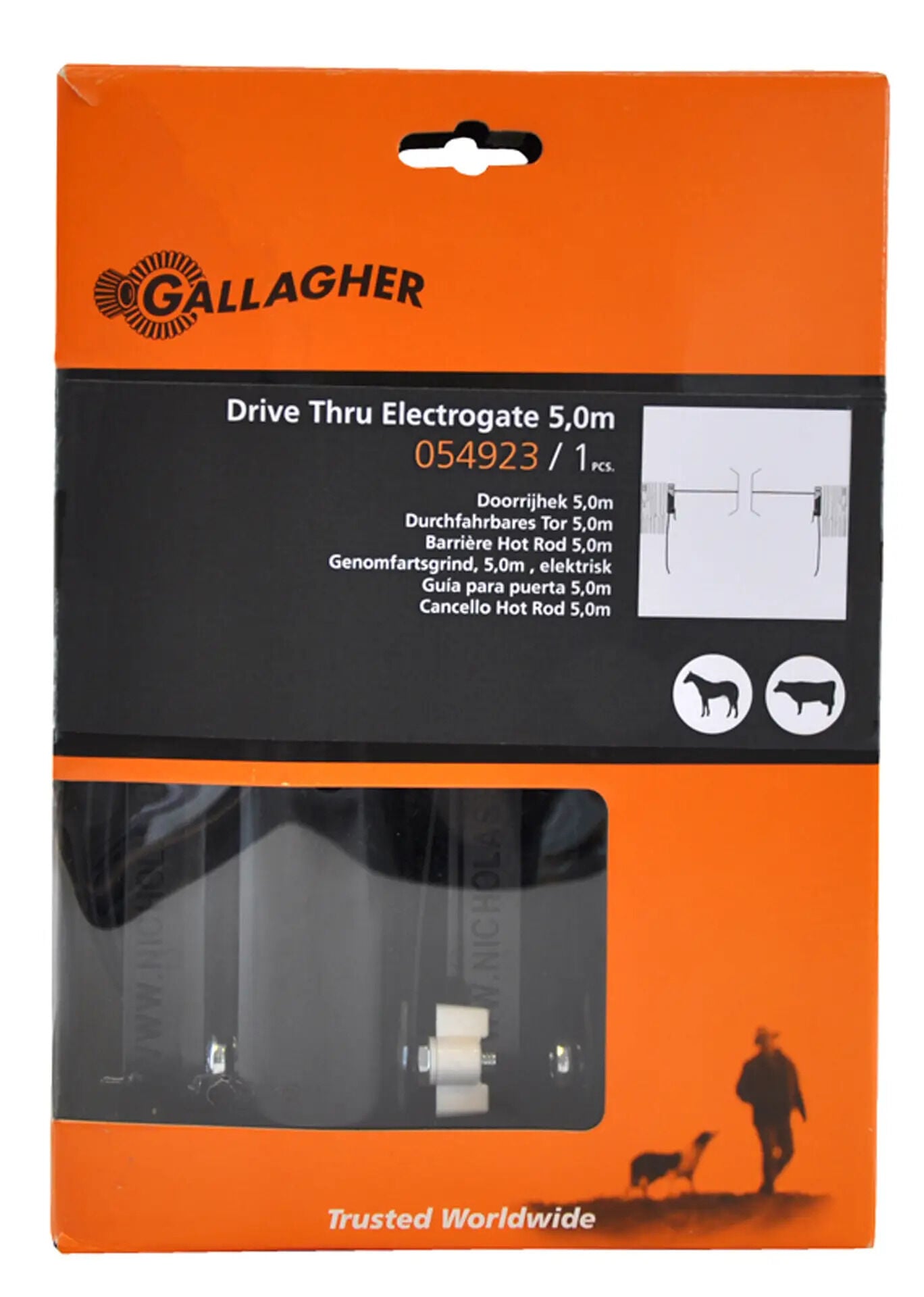 Gallagher - Doorrijhek 5 meter - 1.2 cm - 250 cm