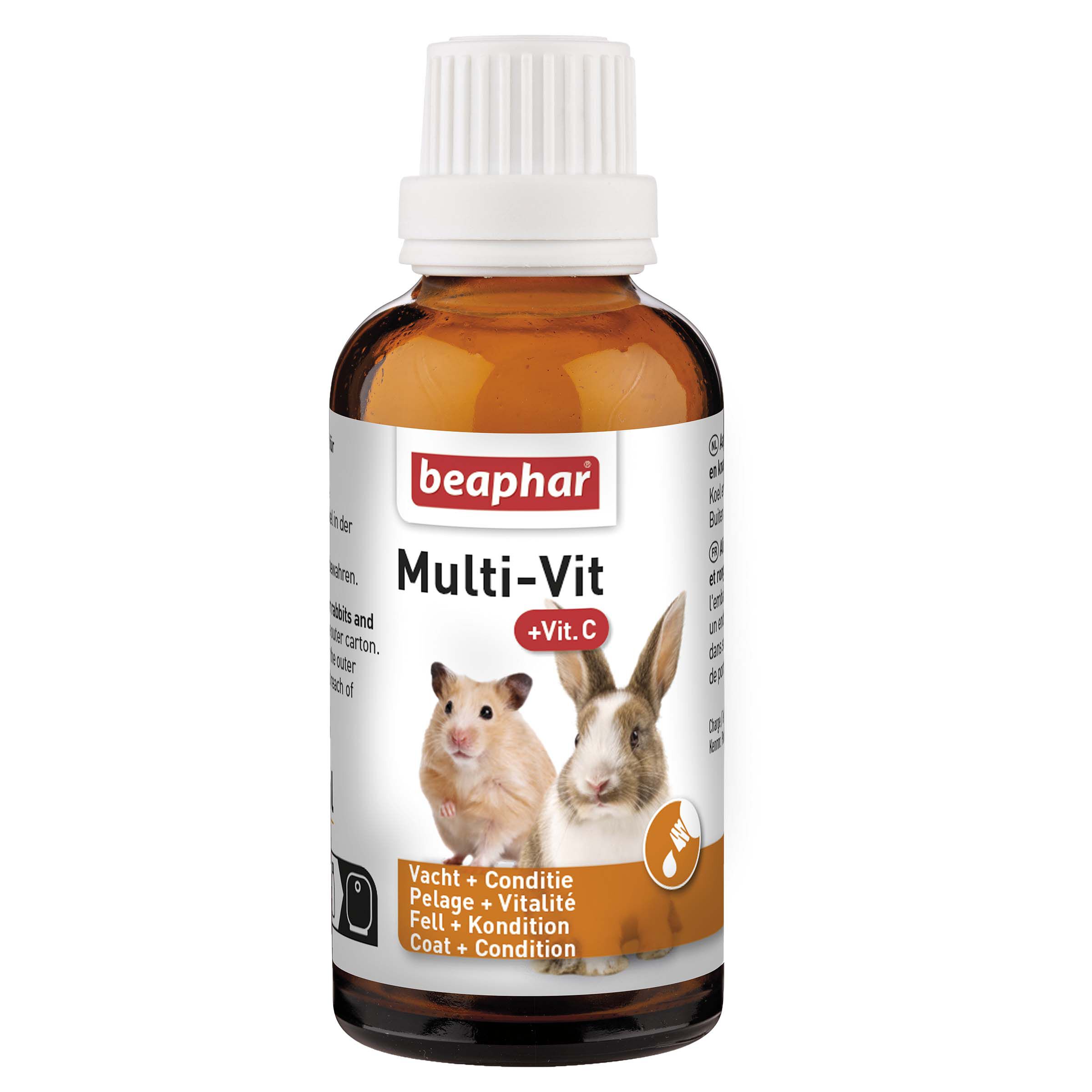 Beaphar - Multi-Vitamine Knaagdier - 20 Milliliter - 8.6x3.7x3.7 cm