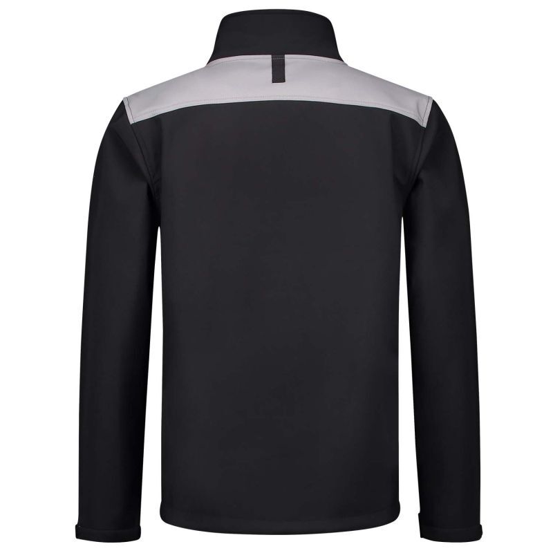Tricorp Bicolor 402021 - Softshell jas - Zwart Grijs - 3XL