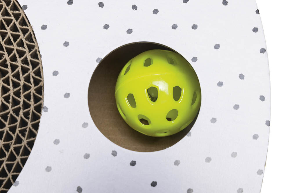 Beeztees Hide - Krabkarton - Bruin Roze - 7x35x35 cm