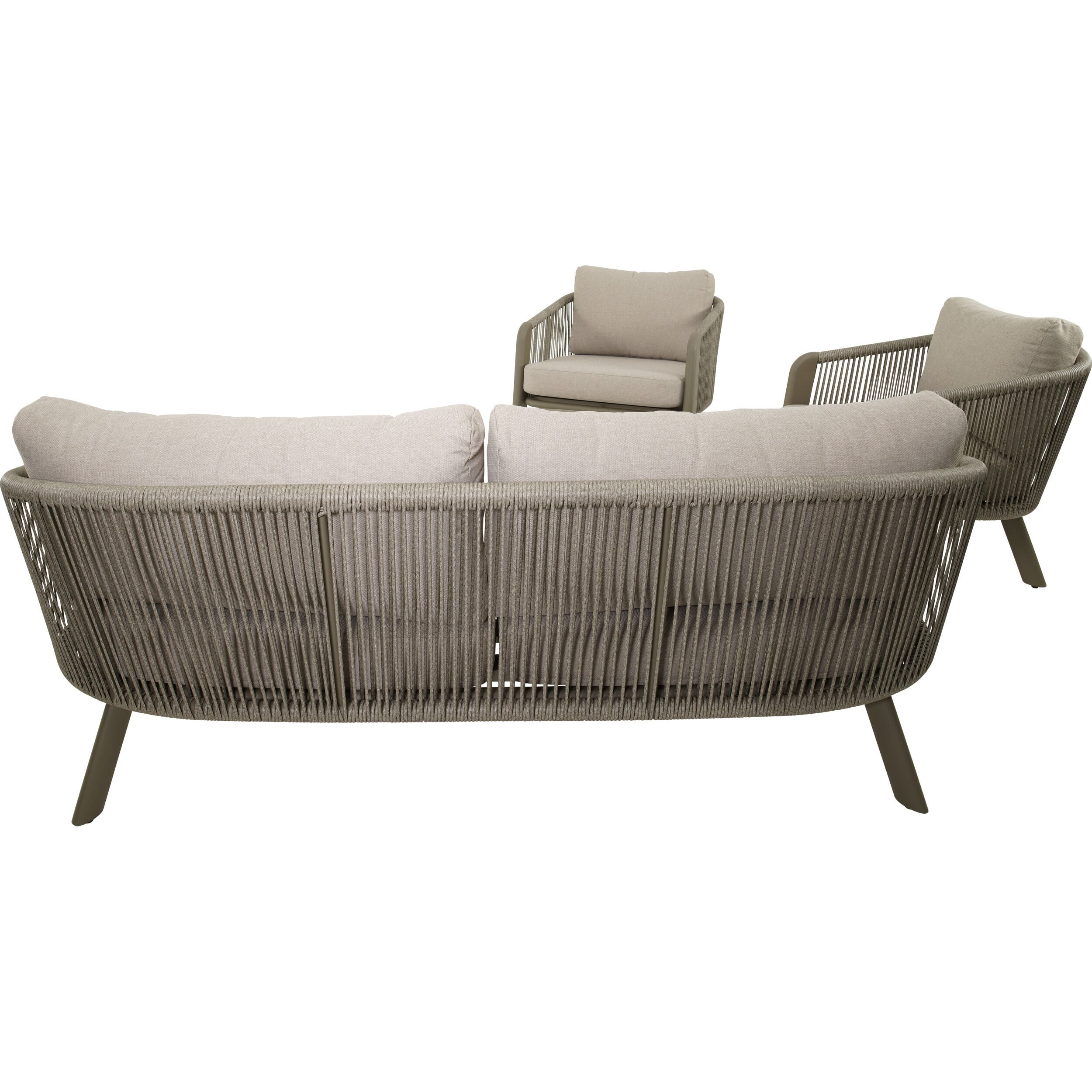 Lesli Living Tanoa - Loungeset - 208x48x77 cm