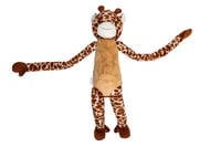 Beeztees Jungle Giraf - Knuffel - Hondenspeelgoed - Bruin - 20.5x27x85 cm