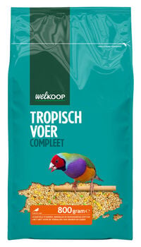 Welkoop Tropisch voer - Vogelvoer - 800 Gram
