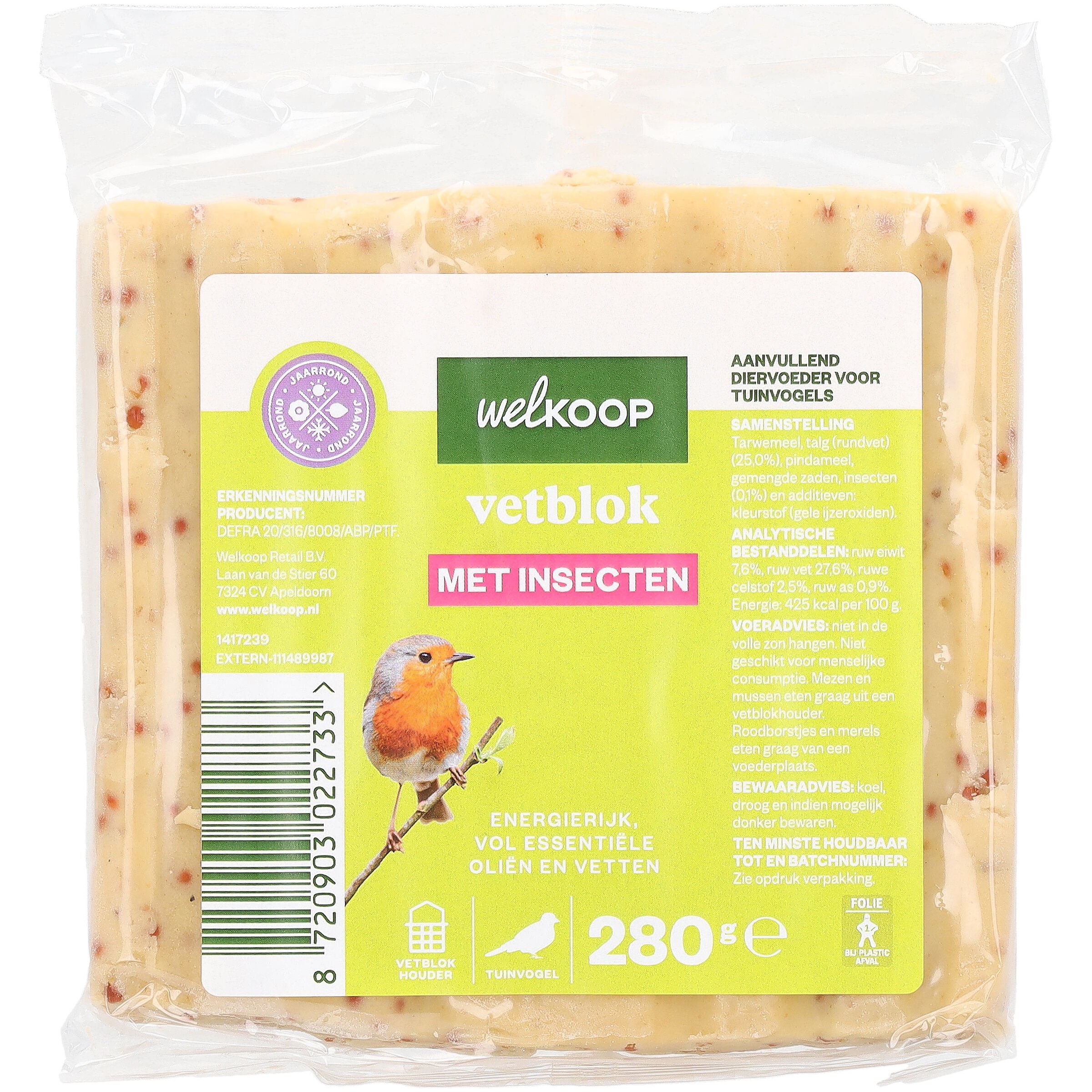 Welkoop - Vetblok - Tuinvogelvoer