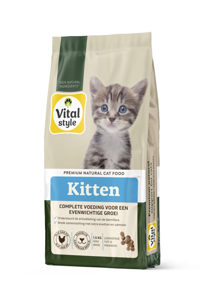 Vitalstyle - Kittenvoer - 1.5 Kilogram
