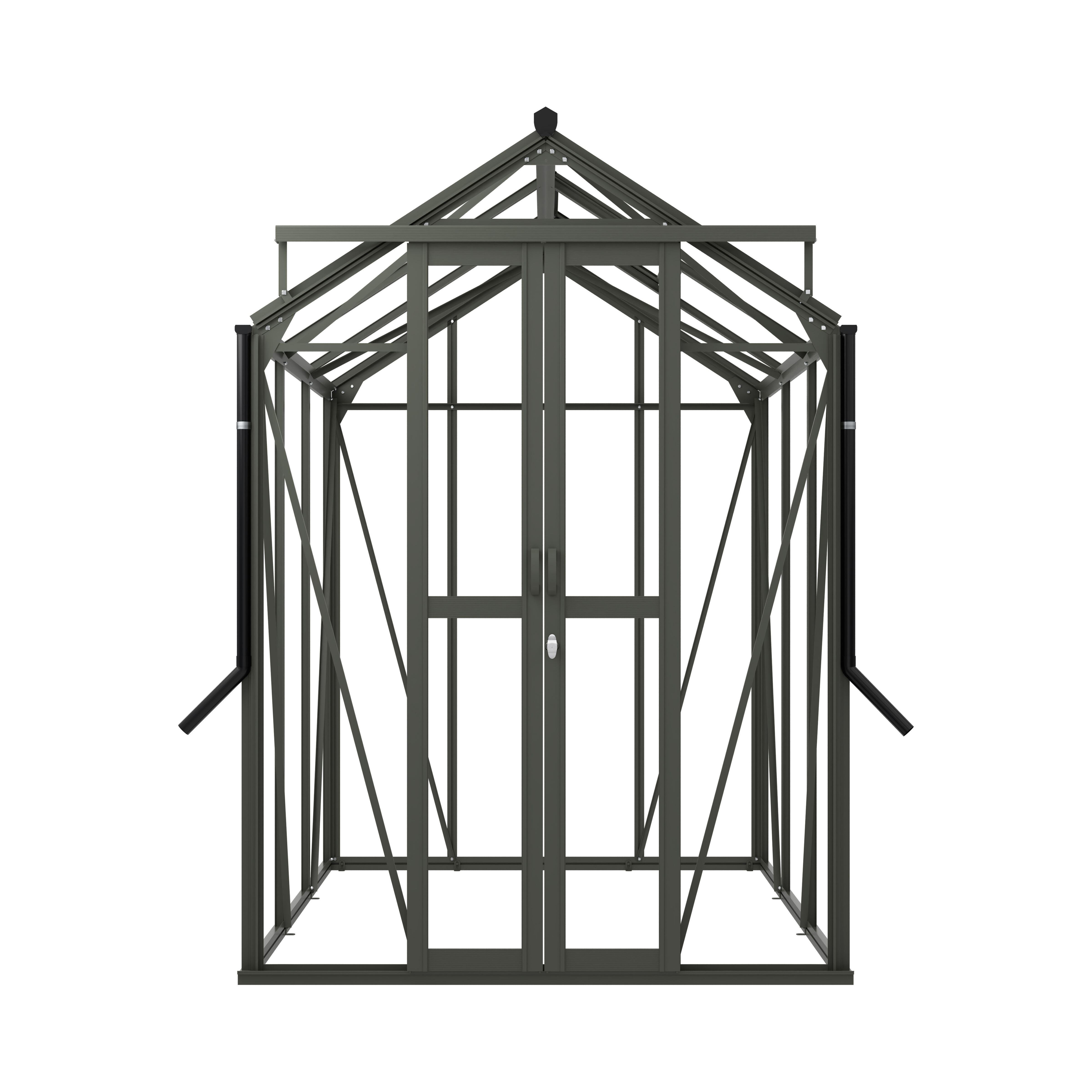 Royal Well Anne II Full Options - Tuinkas - Groengrijs - 211.2x149.8x220.1 cm - 3 mm Royal Well Anne II Full Options - Tuinkas - Groengrijs - 211.2x149.8x220.1 cm - 3 mm