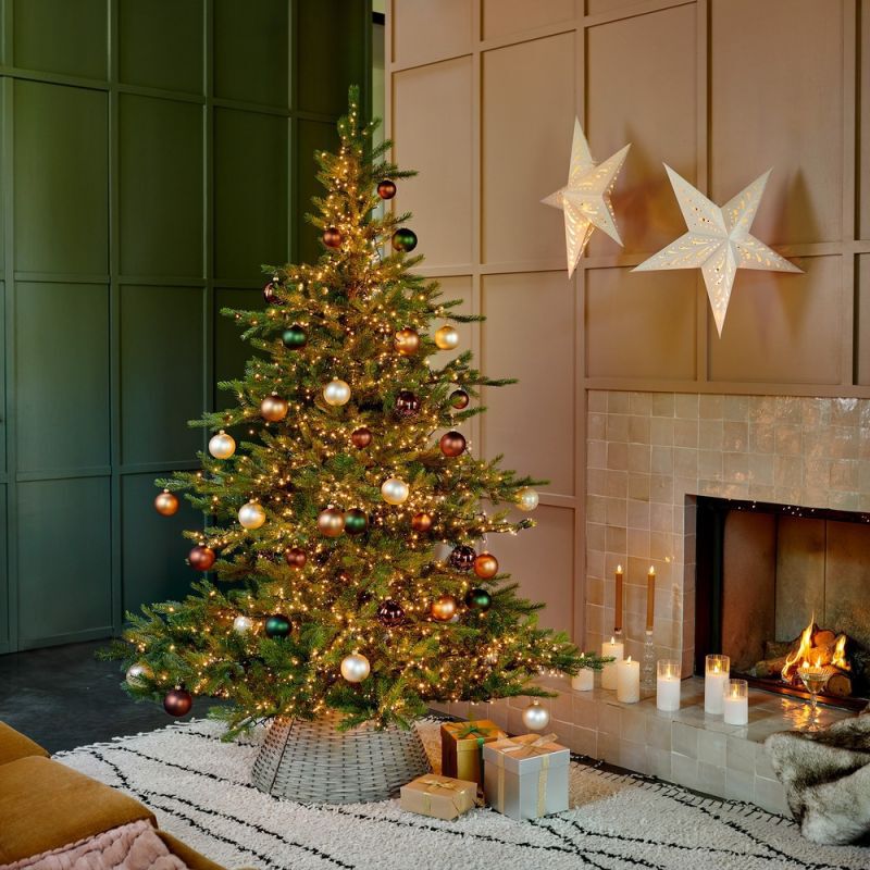 Everlands Grandis Fir - Kunstkerstboom - Groen - 210 cm