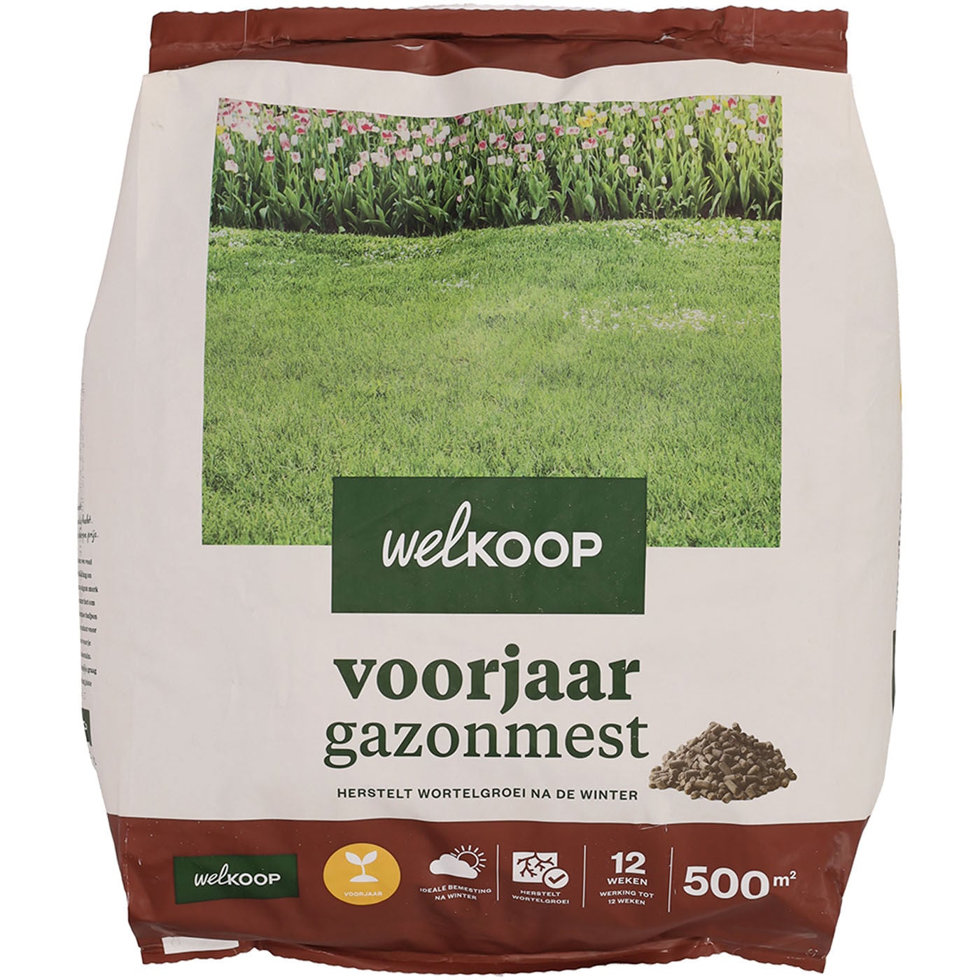 Welkoop - Voorjaar Gazonmest - 500 m2 - 15 Kilogram Welkoop - Voorjaar Gazonmest - 500 m2 - 15 Kilogram