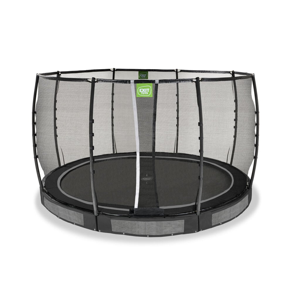 EXIT Allure Premium - Inground trampoline - Zwart - 366 cm