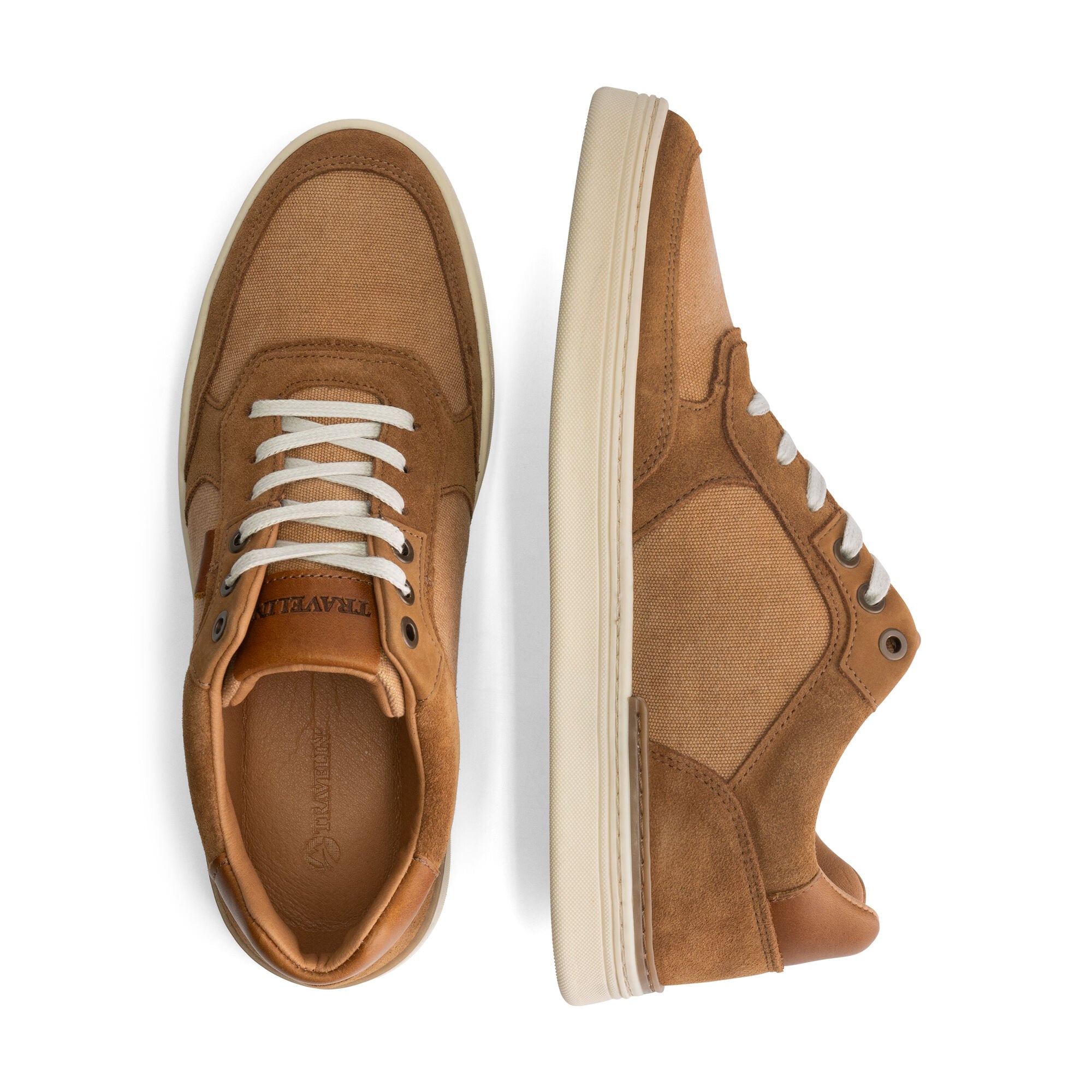 Travelin Bromley Men - Sneakers - Cognac - 40