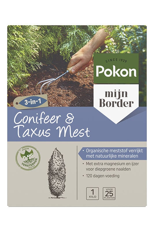 Pokon Conifeer & Taxus voeding - Siertuinmeststof - 1 Kilogram Pokon Conifeer & Taxus voeding - Siertuinmeststof - 1 Kilogram