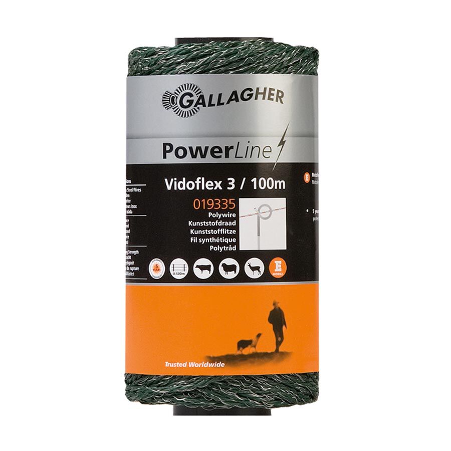 Gallagher Vidoflex 3 - 15 cm - 100 Meter - Groen - 8 cm - 10000 cm