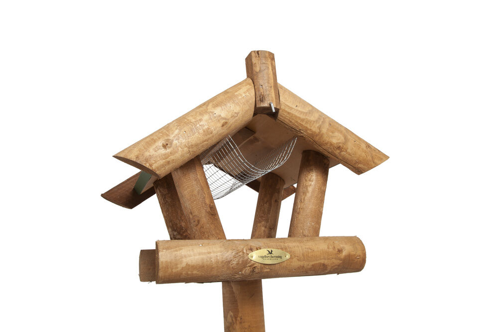 Vogelbescherming Voederhuis op paal -  Met Pindakaashouder