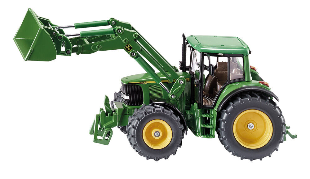 Siku John Deere met Voorlader - Tractor - Groen