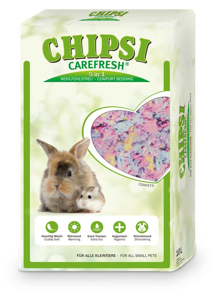 CareFresh Confetti Cellulosevezels - Bodembedekker - 10 Liter CareFresh Confetti Cellulosevezels - Bodembedekker - 10 Liter